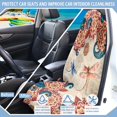 thumbnail image 6 of XYZCANDO Floral Dragonfly Car Seat Towel Cover - Waterproof Sweatproof Seat Protector with Moisture-Wicking Microfiber for Cars, SUVs & Trucks, 6 of 6