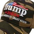 thumbnail image 4 of Sombrero Elección Trump Béisbol Bordada Camionero (hacer Arte Cuerpo Camuflaje Algodón), 4 of 5