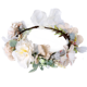 thumbnail image 1 of Diadema de flores boho, corona de pelo, guirnalda Floral, corona, Halo, tocado con cinta, fiesta de boda MFZFUKR CPB-DE-LYY771-9, 1 of 5
