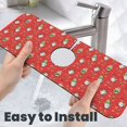 thumbnail image 6 of Sikiie merry Christmas gnome Splash Guard for Sink Faucet-1 PC Super Absorbent Fast Drying Mat Sink Gadgets-Splash Guard for Kitchen, Sink Mat, 6 of 7
