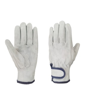 1 Pair Electric Welding Work Gloves Leather Welding Gloves Heat Resistant Security Work Gloves