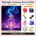 thumbnail image 2 of Seamless Hold Midnight Fantasy Secret Wish Sweet Fruity Vanilla Cherry Perfume for Women Parfum | Inspired Luxury Fragrance | Long-Lasting Scent - 1 oz (30 ml), 2 of 6