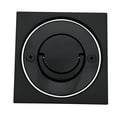 thumbnail image 3 of Westbrass D3201-62 3-9/16" Roman Bathtub Drain Trim with U-Shaped Flip Up Pull Handle and 4-1/4" Tile Square, Matte Black, 3 of 5
