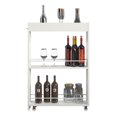 thumbnail image 2 of Ameriwood Home Trestle Laundry Cart, White, 2 of 9