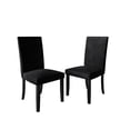thumbnail image 4 of Home Design Skokie Dining Chair (Set of 2), Black, Parsons style, Cushioned seat and back, Comfortable seating, Sturdy frame, Modern design, Durable construction, 4 of 9