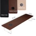 thumbnail image 3 of SUIBIAN Wooden Monitor Stand Riser with Wireless Charging USB Port Desktop Organizer Shelf 31.5 Inch Large 1 Pack, 3 of 8