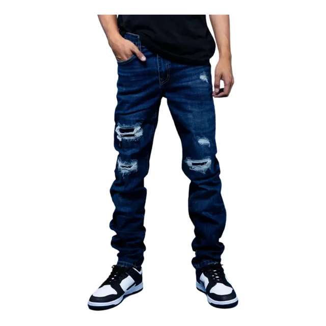Pantalones Para Hombre De Mezclilla Slim Be-lu
