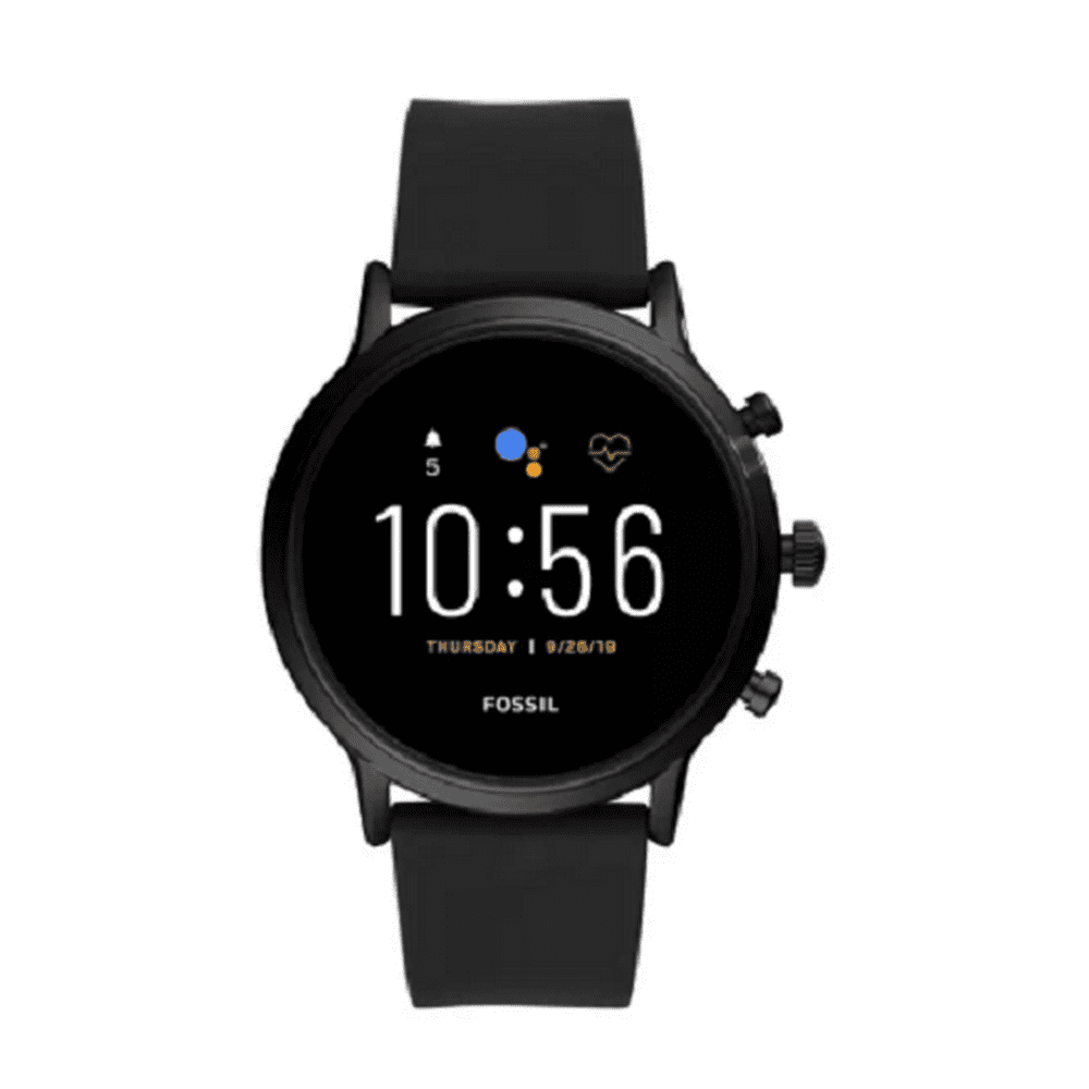 Fossil - Refurbished Fossil DW10F1 Gen 5 Smartwatch Carlyle HR Black Silicone - Walmart.com