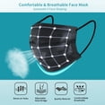 thumbnail image 3 of Mascarillas desechables negras de 3 capas akgk, 100 unidades, 3 of 8