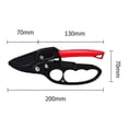thumbnail image 2 of Automatic Ratchet Anvil Shears Hedge Shear Garden Branch Cutter, 2 of 5