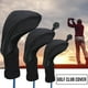 thumbnail image 2 of Greeniant 3 uds cubiertas de cabeza de Golf negras conductor 1 3 5 cubiertas de cabeza de cuello largo de punto cubierta protectora Club Golf, 2 of 6