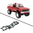 thumbnail image 3 of marco del chasis del coche rc RC Chasis Frame Sheel Kit 370 Motor Para WPL C14 C24 1:16 Truck Model Car Negro negro Magideal marco del chasis del coche rc, 3 of 6