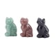 thumbnail image 4 of Adornos de gato de jade, artesanías de gato de pie, regalo creativo, piezas de tallado de animales de piedra semipreciosa, 4 of 5