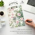 thumbnail image 5 of ALAZA Plastic Clipboard A4 Letter Size Decorative Clipboards for Students Women Men 9" x 12.5" Rose Retro Flower, 5 of 6