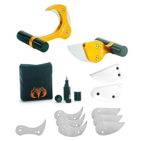 RaptoRazor Anodized Big Game Skinner & MANO Hunting Knife Combo
