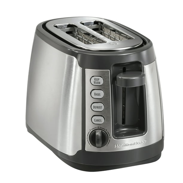 Hamilton Beach 2 Slice Toaster with Keep Warm, Bagel, Defrost Settings, Model 22816 Walmart