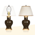 thumbnail image 5 of Uxcell 2Pcs 1.5" Tall Lamp Finials, 1/4-27 Thread Lamp Cap Knob Decoration Screw Cap Nuts with Cleaning Cloth for Table Floor Lighting Fixtures Shade Holder Retro Decorative, Bronze, 5 of 7