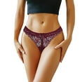thumbnail image 2 of Velaura Cut Panties for Women Pack Vibrating Pantie's with Control Women's Briefs Women Panties Thongs Pack Cute Panties for Women Women 1 Piece Panties Floral Lace Bow Back Panty Transparent, 2 of 3