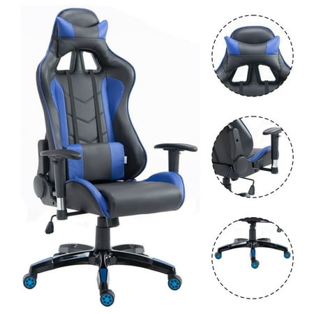 costway high back executive racing reclining gaming chair swivel costway high back executive racing reclining gaming chair swivel