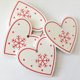 thumbnail image 3 of 12Pcs Wooden Christmas Tree Pendent Christmas Snowflake Star Ornament Xmas Home Party Wedding New Year Hanging Red Decoration, 3 of 5