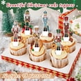 thumbnail image 2 of Cupcake Toppers KINGZONE, 48 unidades, diseño navideño de cascanueces, 2 of 7