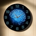 thumbnail image 4 of Reloj de pared Zulema Cerebro Redondo Moderno 12 Oficina Estudio, 4 of 8