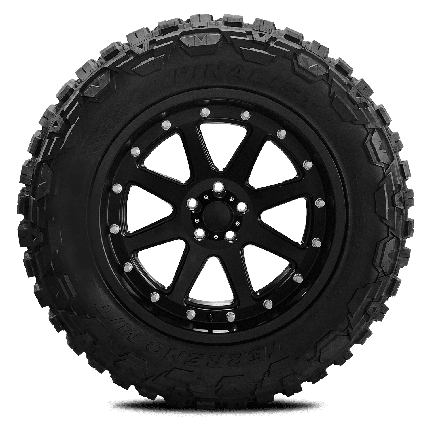 Finalist Terreno M/T LT265/70R17 10 Ply 123/120Q LR E All Season Mud Terrain Light Truck Tire 265/70/17 (No Rim)