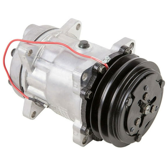 AC Compressor & 2 Groove A/C Clutch For Range Rover Classic 1989 1990 1991 1992 Replaces Sanden SD709 7433 7994 - BuyAutoParts