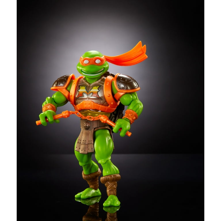 MOTU Origins Michelangelo Action Figure Toy, TMNT Masters of MOTU Origins Michelangelo Action Figure Toy, TMNT Masters of