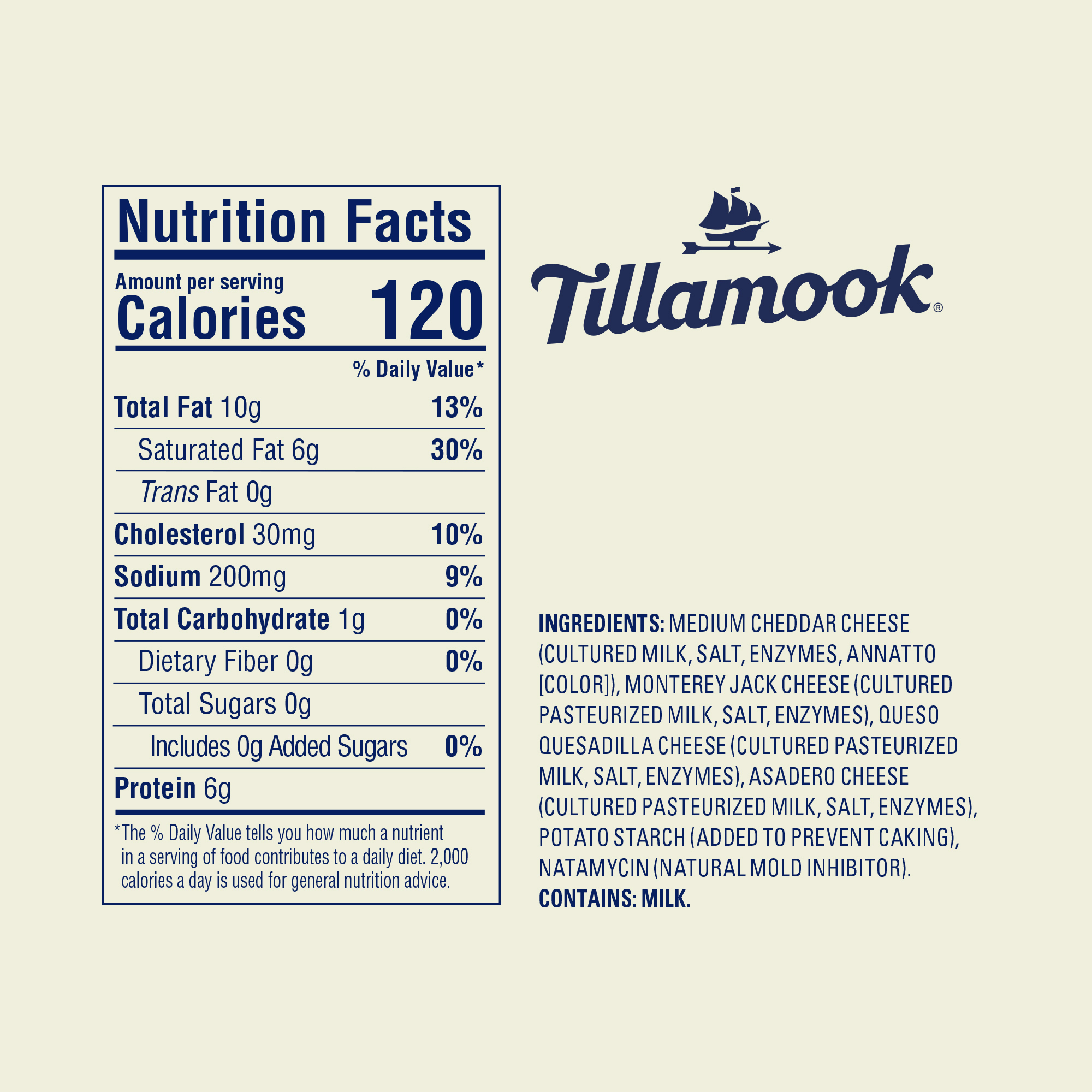 Tillamook Shredded Mexican Blend Cheese, 8 oz - image 2 of 8