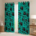 thumbnail image 2 of jejeloiu Abstract Camo Camouflage Blackout Curtains Set of 2 (52x84 Each),Rustic Farmhouse Hunter Window Curtains,Green Brown Curtains and Drapes For Men Women,Ultra Soft Home Decor, 2 of 6
