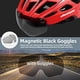 thumbnail image 2 of Casco bicicleta Shinmax CPSC/CPC con gafas magnéticas, luz LED y mochila. Casco ciclismo ajustable para adultos SM-T69, 2 of 3