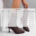 thumbnail image 4 of Taqqpue Boots for Women Heel Pointed Toe Mid Calf Boots Stiletto High Heel Slouch Ankle Boots Women, 4 of 10