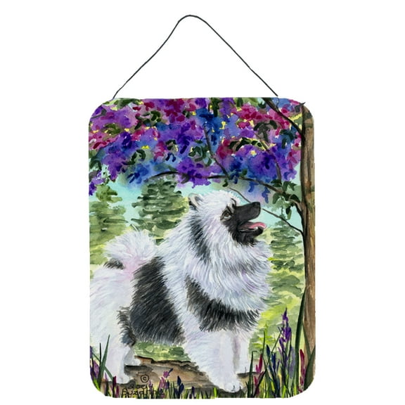 Caroline's Treasures SS8063DS1216 Keeshond Wall or Door Hanging Prints, 12x16, multicolor