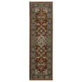 thumbnail image 4 of Oriental Weavers Aberdeen Area Rug - 4151R - 6'7" x 9'6" - in Red/ Blue - Vintage Inspired, Stain Resistant, Family and Pet Friendly , Dining, Living Room Rug, 4 of 4