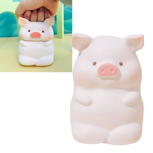Juguete de cerdo para aliviar el estrés, juguete de cerdo para apretar, juguete de cerdo de descompresión de PU, juguete para aliviar el estrés, logre más