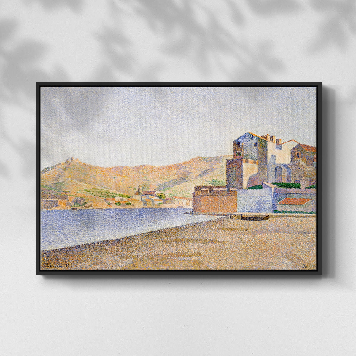 Vintage Landscape-XXXIV By Wexford Home Framed in Black Wood Gallery Wrapped Canvas 27 in. x 41 in.