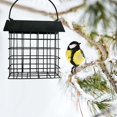 thumbnail image 2 of Steel Wire Bird Feeder Hanging Metal Bird Feeder Cube Cage Food Container for Birds, 2 of 5