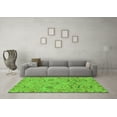 thumbnail image 3 of Ahgly Company Indoor Rectangle Abstract Green Modern Area Rugs, 3' x 5', 3 of 4