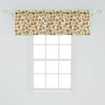 thumbnail image 2 of Ambesonne Christmas Window Valance, Holiday Celebration, 54" X 18", Multicolor, 2 of 3