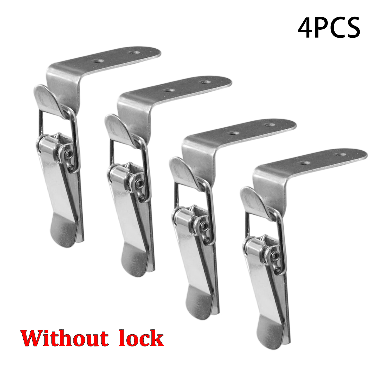 SINEKY 1pc/4pcs 90 Degree Toolbox Latch, 304 Stainless Steel Draw Latch,  Case Latches Toggle Clamp, Box Latch Replacement (Size : 4pcs B) - Yahoo  Shopping