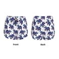thumbnail image 3 of Balery Boho elephant Pantalones cortos deportivos para mujer con forro y dos bolsillos, elásticos, para entrenamiento, gimnasio, yoga-X-Large, 3 of 7