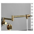 thumbnail image 1 of Black Rotated Kitchen Sink Cold Water Tap Faucet Solid Brass Basin Sink Swivel Faucets Wall Mounted Pot Filler Faucet ,bar Laundry RV Farmhouse, 1 of 7