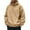 Khaki, variant on GrmtClth Hoodies for Men Loose Fit Hooded Sweatshirt Fashion Long Sleeve Pullover Tops 2025 Fall Oversized Outerwear with Pockets Gray 3XL