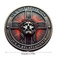 thumbnail image 3 of I In God Prayer Commemorative Old Metal Collector Inspirational Amulet, 3 of 4