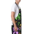 thumbnail image 2 of Goofa Mardi Gras Carnival4 Printed Waterproof Apron 33" Chef Aprons for Men Heavy Duty Chemical Work Apron Adjustable Bib Apron, 2 of 9