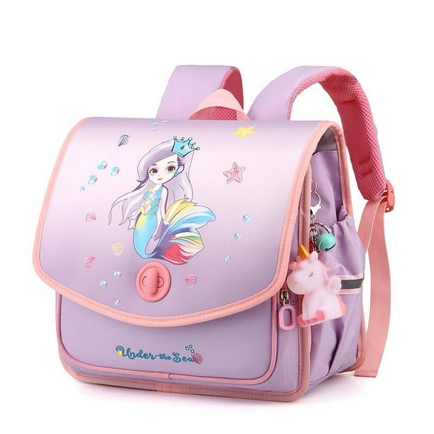 Bolsa Escolar de dibujos animados para niñas, mochilas de primaria, grado 1-3, impermeable, con cierre, novedad de 2022 QYM unisex