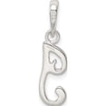 thumbnail image 4 of Sterling Silver Letter I Initial Pendant Made In India qc6512i, 4 of 5