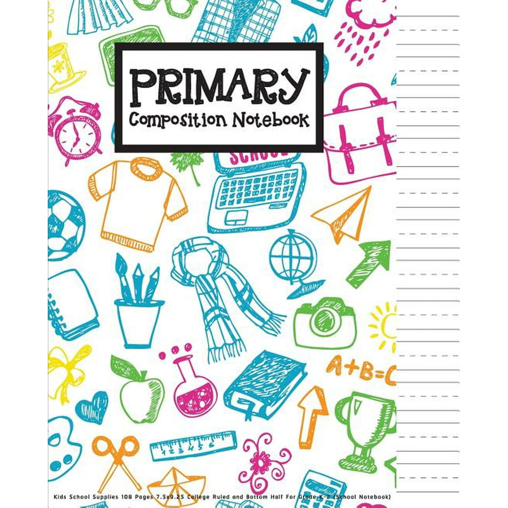 Primary Composition Notebook Primary Composition Book Kids School