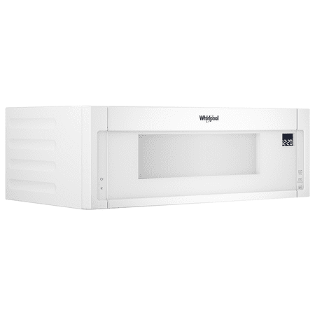 Whirlpool - 1.1 Cu. Ft. Low Profile Over-the-Range Microwave Hood Combination - White